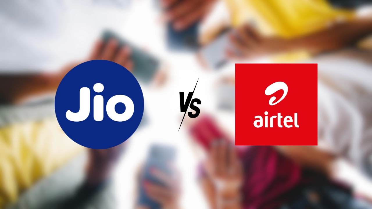 Jio vs Airtel : Get 22 OTT apps and 28GB 5G data for free by spending just ₹1 more Jio vs Airtel : Get 22 OTT apps and 28GB 5G data for free by spending just ₹1 more