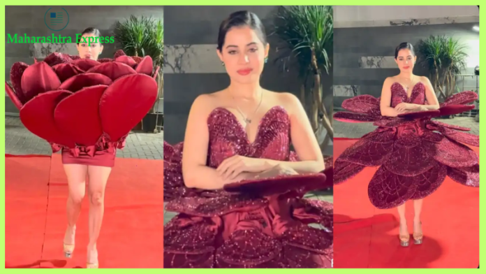 Uorfi Javed : When Oorfi Javed could not go to Cannes, she showed the most different red carpet look in Mumbai, users said- 'She is talented' Uorfi Javed : When Oorfi Javed could not go to Cannes, she showed the most different red carpet look in Mumbai, users said- 'She is talented'