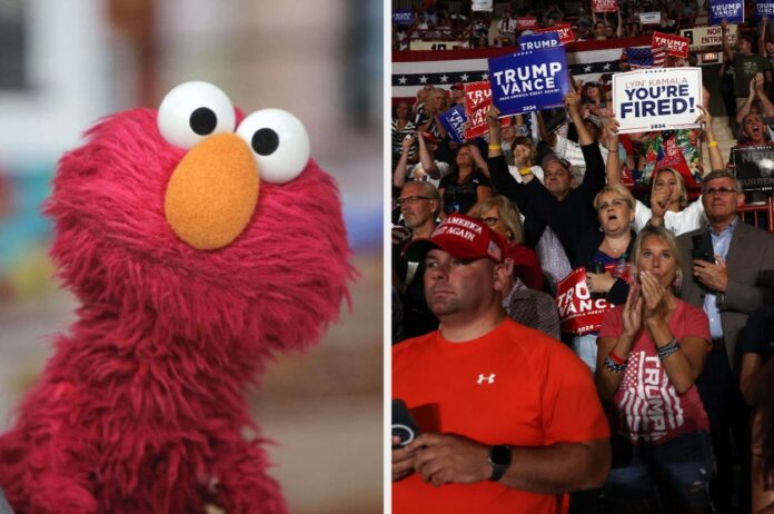 MAGA Is Having A Literal Meltdown Because Elmo Learned A New Word