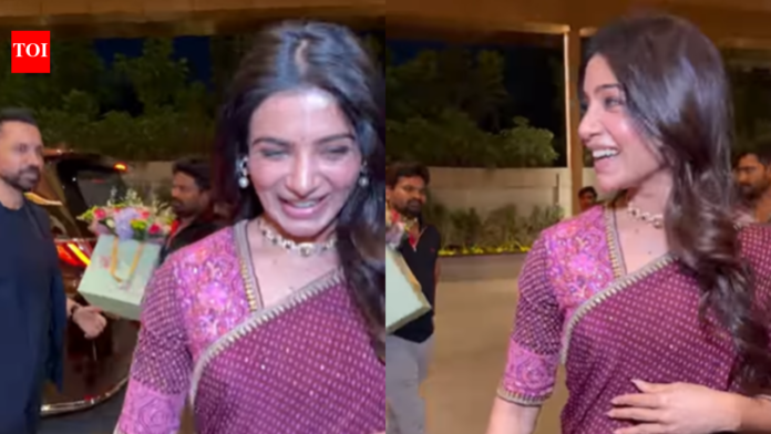 Samantha Ruth Prabhu and Raj Nidimoru: The Adorable Couple at 'Maa Inti Bangaaram' Event |